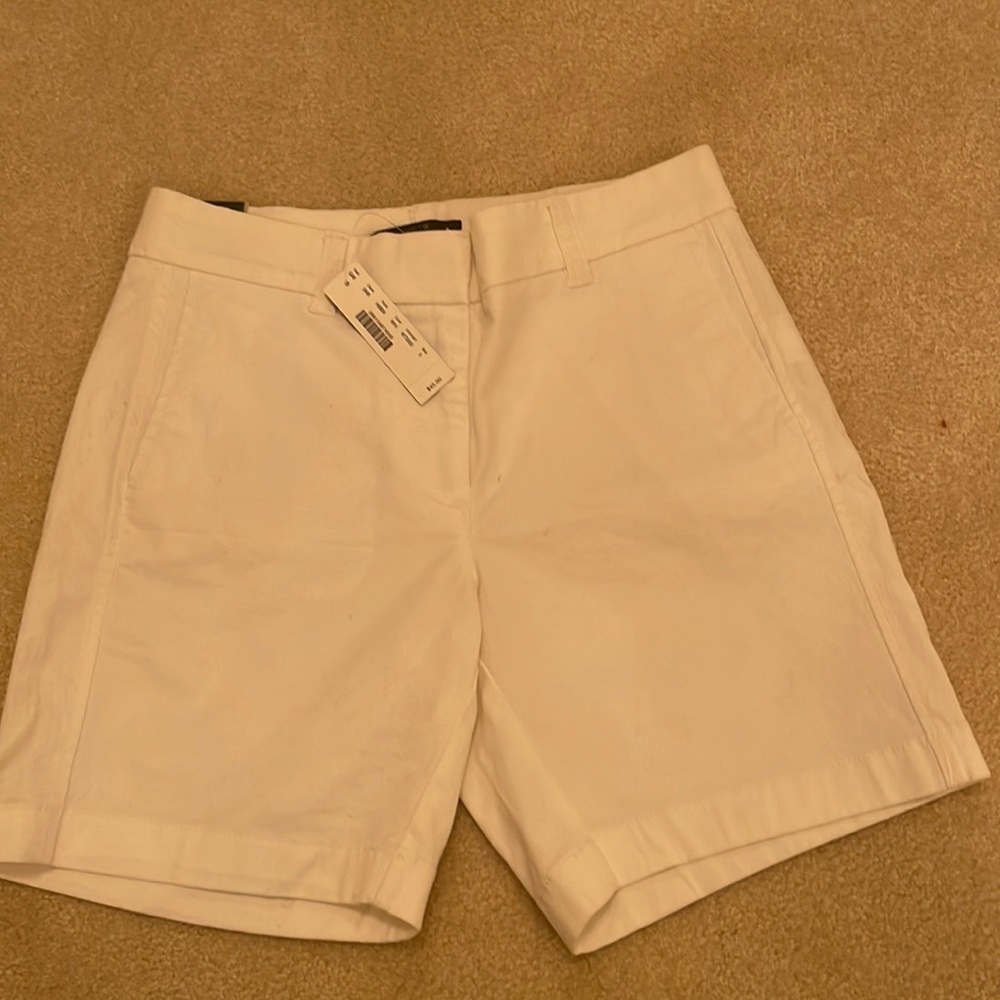 J.crew white shorts 7” inseam